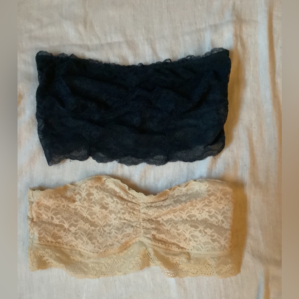 ⭐️American Eagle Outfitters & Aerie Lace Bralettes Size L Set of 2⭐️